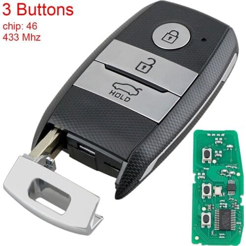 433MHz FSK Keyless Full Smart Remote Car Key Fob with ID46 PCF7952 Chip P/N 95440-3W600 95440-2T520 Fit for KIA K5 KX3