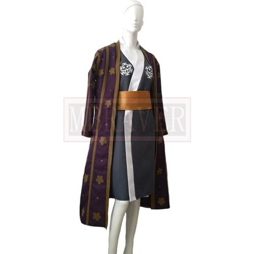 One Piece Trafalgar Law Cosplay Costume Cos Christmas Halloween Party Custom Made