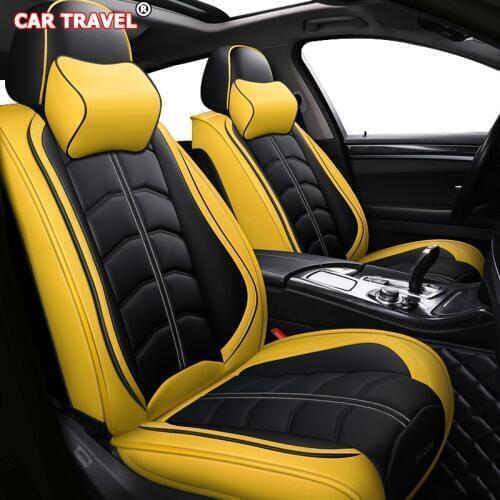 Front Rear Luxury Leather car seat cover For jac s2 s3 mitsubishi pajero 4 seat arona mercedes w245 haval h9 h6 h4 h5 car seats