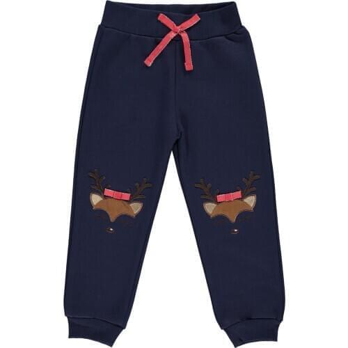 Children Pajamas Clothes Cartoon Basque Knitted Bottom Sweatpants 3 Rope Other Other Embroidered Sweatpants 2 5 Ages