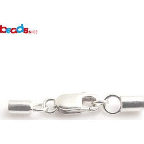 Beadsnice ID 25295 elegant leather cord end caps with lobster clasp in worthwhile price
