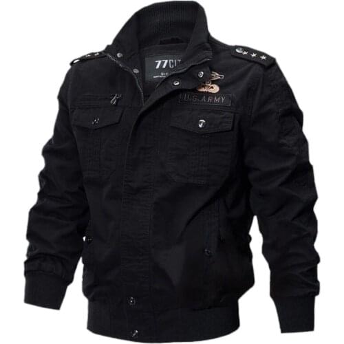 Cotton jacket mens uniform tooling loose large size thin youth cotton-padded jacket jacket plus velvet padded jacket