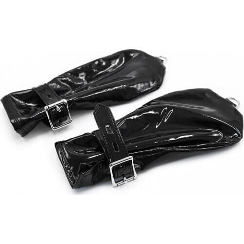 Adult Toys Leather Gloves Hand Cuffs Erotic Games BDSM Bondage Restraints Slave Fetish Sex tools For Couples Handcuffs