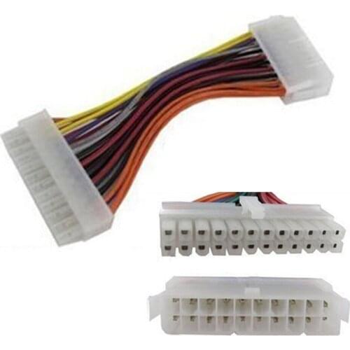 Copper Internal 20pin Female To 24pin Male Computer Accessories Professional Durable Practical For Motherboard ATX Adapter