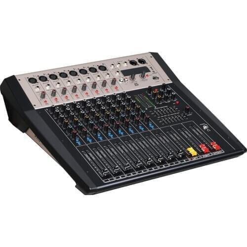 Mixing console recorder 48 V phantom power monitor AUX effect path 6-16 channel audio mixer USB comes with power amplifier LV