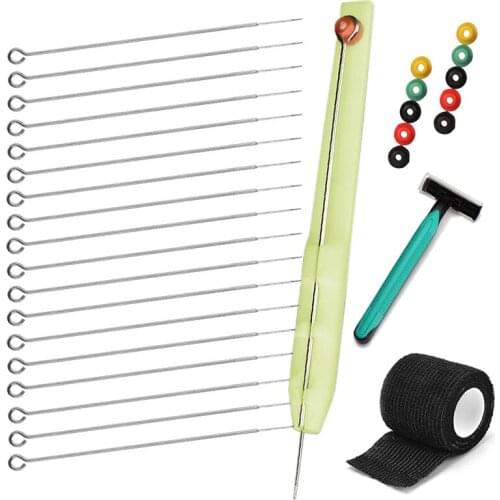 Hand Poke Stick Tattoo Kit DIY Tattoo Supplies Ink Gloves Inkbox Tattoo Needles Set For DIY Body Tattoo Accessories Wholesale