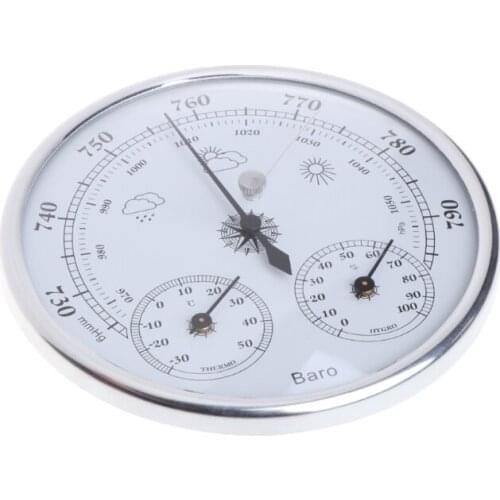 New Home Weather Station Barometer Thermometer Hygrometer Wall-mounted Tester Tool Thermometer Hygrometer
