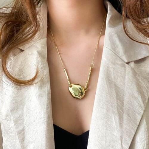 Choker Necklace For Women Luxury Brand Design Hot Fashion Elegant Hook Long Chain Necklaces Gold Silver Color Girls Jewelry