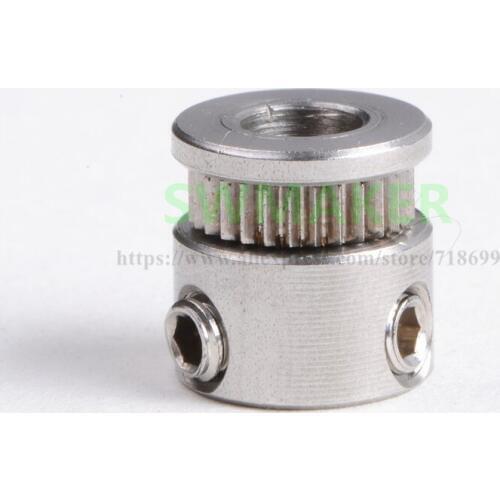Flashforge MK10 stainless steel planetary reducer extruder wheel feeding wheel extrusion wheel 28 teeth for 3D printer parts