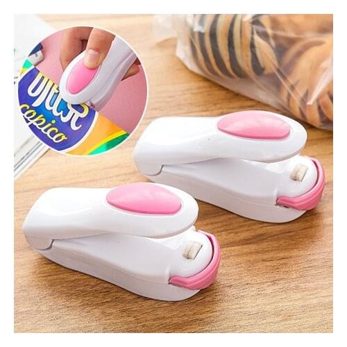 Mini Portable Bag Clips Home Electric Heat Sealing Machine Ceramic Impulse Vacuum Bag Sealer Capper For Packing Plastic Bag Clip