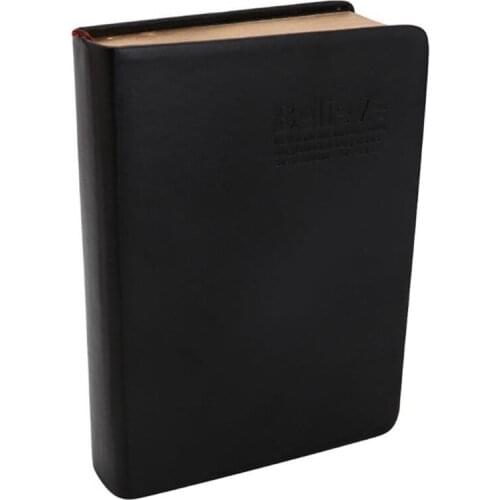 PPYY-Retro Leather Notebook Thick Paper Diary Notepad Blank Office School