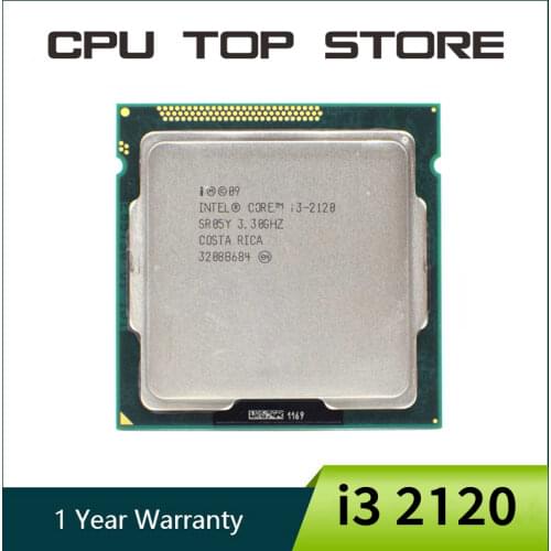 Intel Core i3 2120 Processor 3.3GHz 3MB Cache Dual Core Socket 1155 65W Desktop CPU