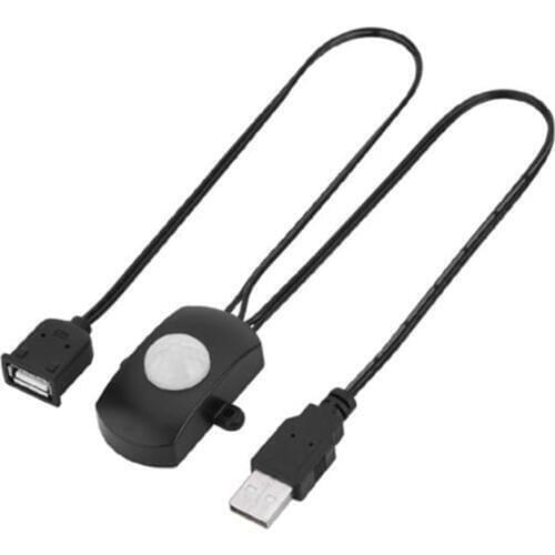 SHGO HOT-5A DC5-24V Mini USB PIR Infrared Motion Sensor Detector Automatic Switch for LED Light Strip Intelligent Sensing