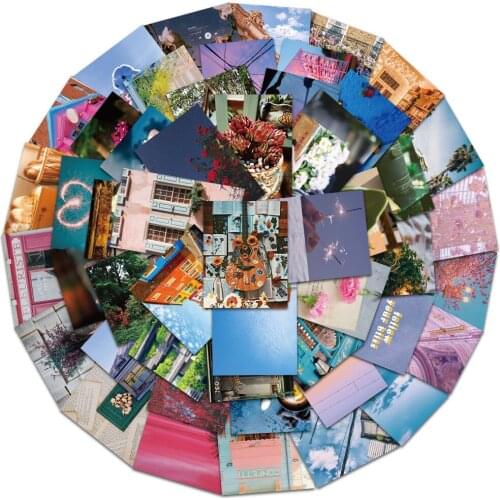 10/50pcs INS Style Cute Landscape Stickers Decals Decoration On Laptop Suitcase Notebook Stationery Phone Sticker Kids Toy