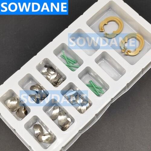 Dental Sectional Matrix System Metal Matrices Bands Sectional Contoured Matrix Refill Wedges Resin Ring Separator Autoclavable