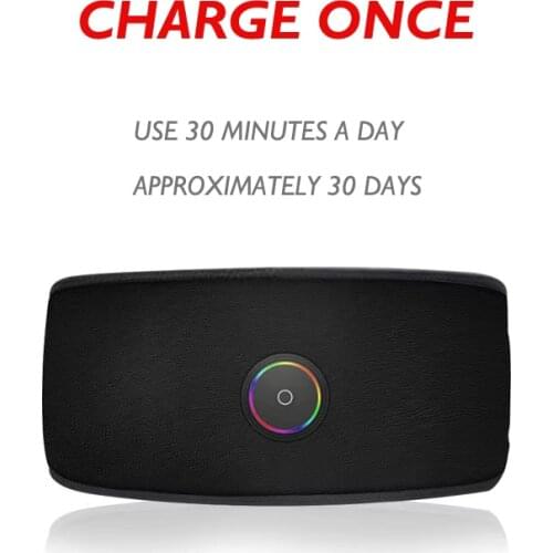 Intelligent EMS Fitness Trainer Belt LED Display Electrical Muscle FITNESS EQUIP Stimulator Abdominal Muscle Training Device