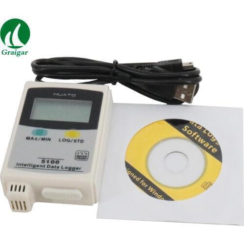 Higt Accuracy Temperature Humidity Data Logger S100-TH with USB Data logger Thermo Hygrometer Data Logger