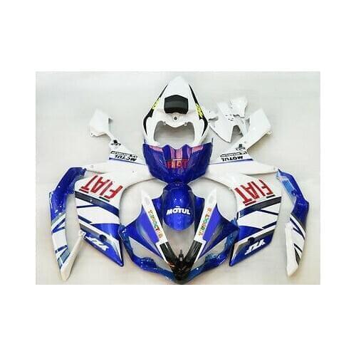 Wotefusi New Motorcycle ABS Bodywork Fairing Set For Yamaha YZF 1000 R1 2007 2008 (A)