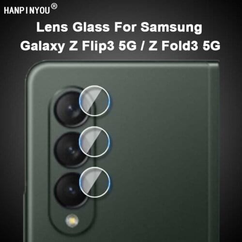 For Samsung Galaxy Z Flip3 Fold3 5G Clear Ultra Slim Back Rear Camera Lens Protector Cover Soft Tempered Glass Protection Film