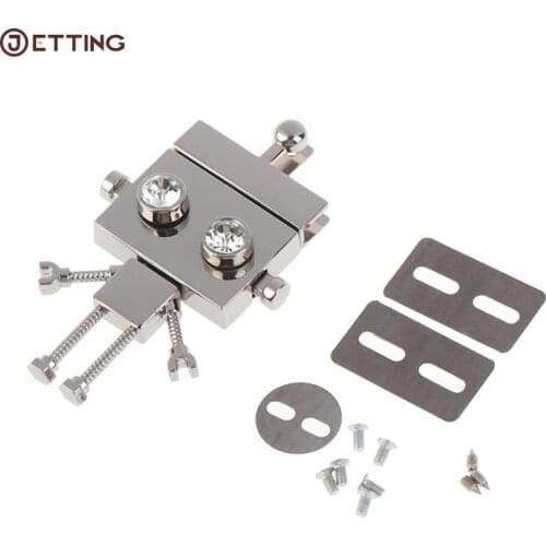 1pcs Robot Shape Clasp Turn Lock Twist Locks Metal Hardware For DIY Handbag Shoulder Bag Purse Accessories