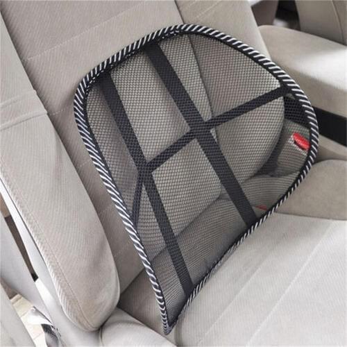 1pc Car Office Truck Chair Seat Back Lumbar Support Mesh Ventilate Cushion Cool Back Lumber Support Vent Massage Cushion Mesh