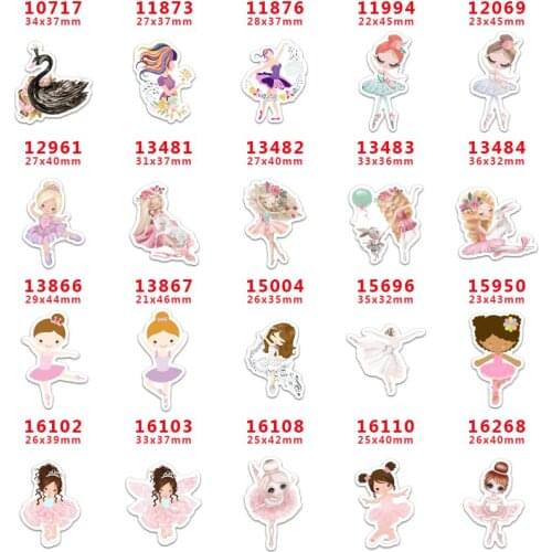 10 Pcs Cartoon Planar Resin Cabochons PR10717