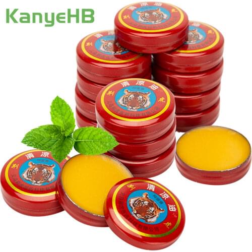 10pcs Red Tiger Balm Ointment Muscle Back Neck Relieving Headache Pain Relief Cool Cream Body Massager Anti Itching Plaster