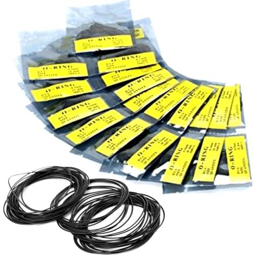 500pcs O Ring Rubber Seal Watch Back Cover Seal Gaskets 31-40mm Watch Repair Waterproof O Ring Washers Gasket Assortment Kit