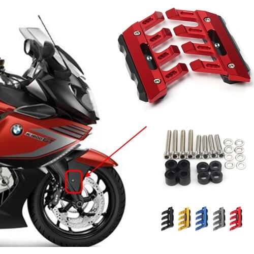 For BMW K1600B K1600GT K1600GTL C650 C650GT F800GT K1200R C650sport Motorcycle CNC Accessories Mudguard Side Front Fender Slider