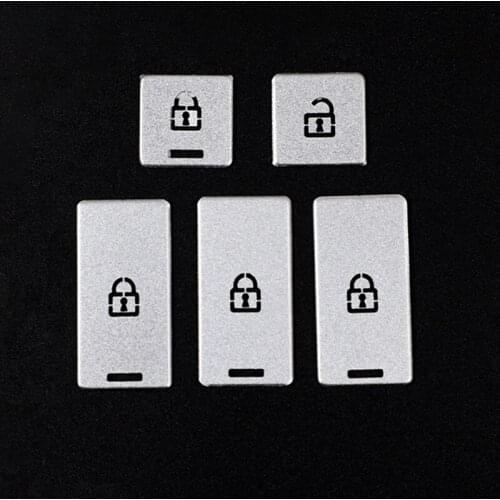 AU04 -Car Door Lock Control Button Decorative Sticker for Land Rover Defender 110 2020-2022