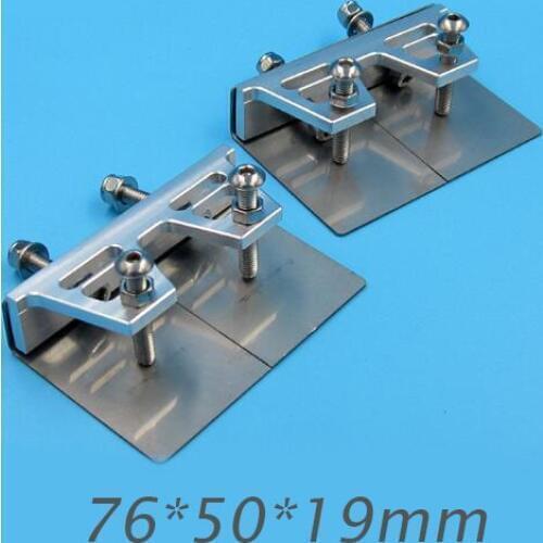 Free Shipping 1 Pair 76*50mm RC Electric Boat Big Trim Flaps Fit 80-120cm Electric/Gasoline Boat/O Boat