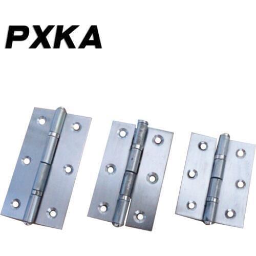 Free shipping 2 inch 5cm double bearing stainless steel hinge door hundred pages steel cabinet door hinge hinge mute hinge
