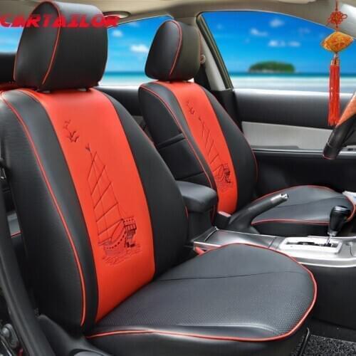 CARTAILOR Car Seat Cover PU Leather for BMW x6 Series Seat Covers Cars Seat Protection Balck Beige Auto Styling Accessories Set