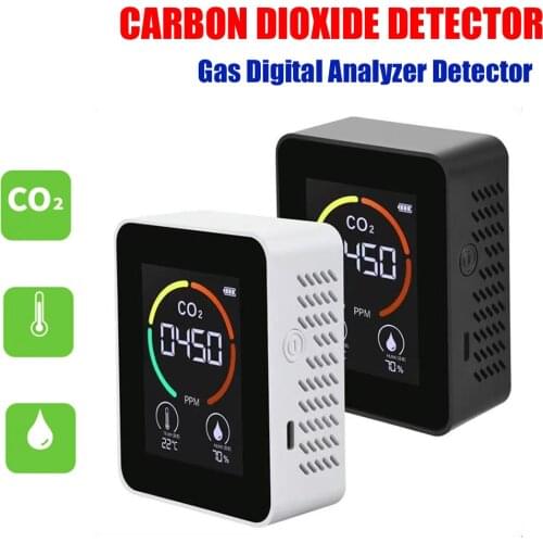 Air Quality Monitor CO2 Meter Multifunctional Thermohygrometer Home Intelligent Gas Digital Analyzer Detector For Household