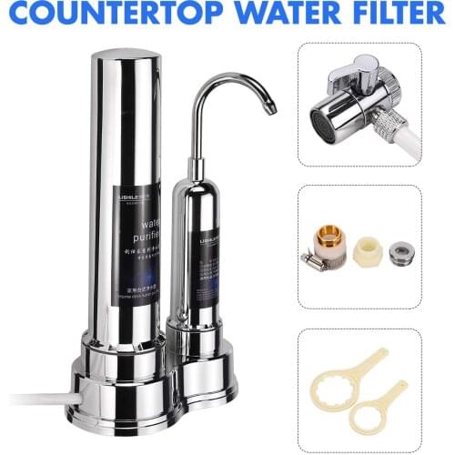 Water Filter Dual Stage Filtration Kitchen Tap Faucet Water Purifier Ceramic Filter Water Treatment health and wellness