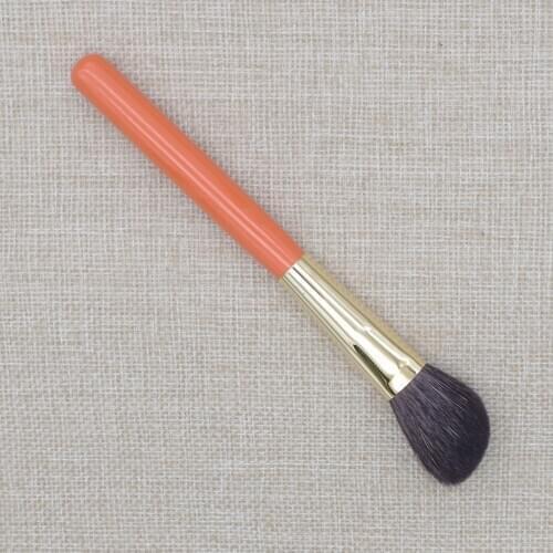 K167 Professional Handmade Makeup Brushes Soft Blue Squirrel Goat Hair Contour Sculpting Brush Orange Handle Make Up Brush