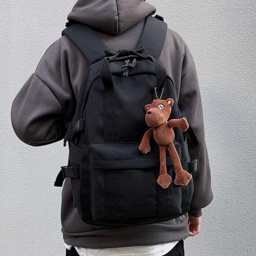 Fashion Women Backpack Waterproof Nylon Unisex School Bag College Female Student School Backpack Casual Travel Backbags