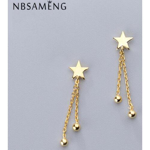 NBSAMENG Women's Gold Earrings