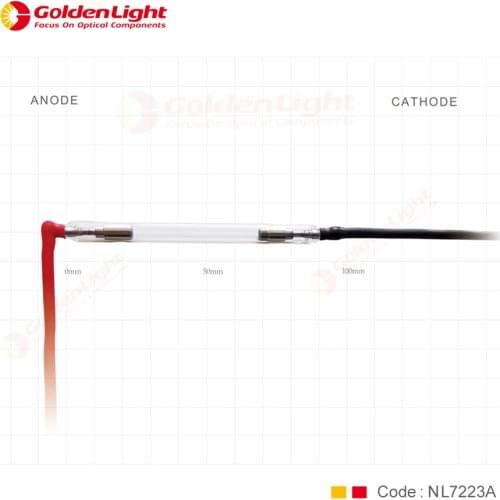 German IPL flash lamp NL7223A for ipl / shr / e-light pigment hair removal mac, size :90*45*7- anode bend