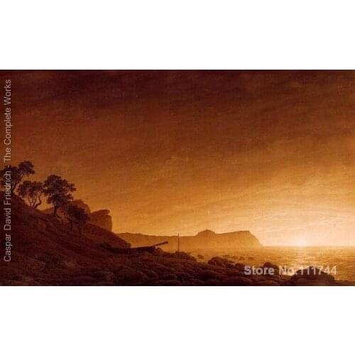 Online art gallery Cape Arkona Caspar David Friedrich Landscape paintings Hand painted High quality
