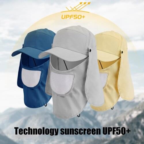 Waterproof Big Bucket Hats with a wide brim New Summer wind-proof Sun Hat SPF 30+ UV Protection Fishing Hat Fisherman Cap