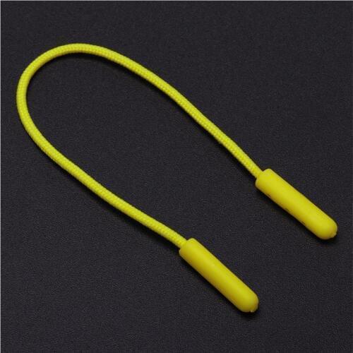50pcs Zip Puller With string injection molding Zipper Pulls Cord Replacement fastener Slider Jacket Backpack Garment Suitcase