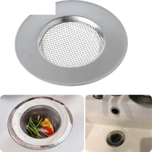 Mesh Kitchen Stainless Steel Sink Strainer Disposer Plug Drain Stopper Filter