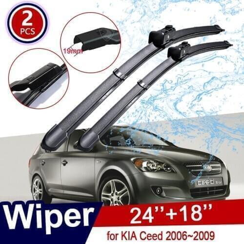 Car Wiper Blade for Kia Ceed 2006~2009 ED Windscreen Windsheild Wipers for Hyundai I30 2007~2010 Car Accessories Goods 2008