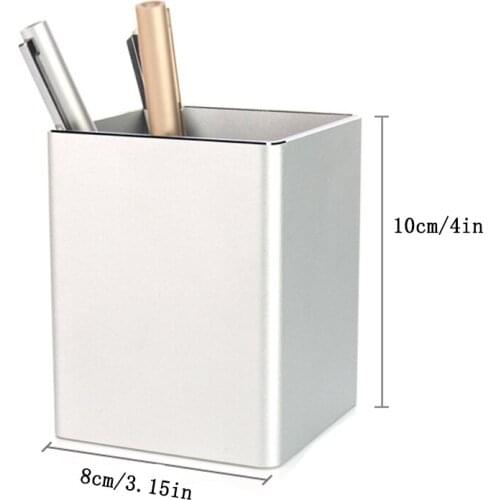 Pen Cup, Metal Pencil Holder