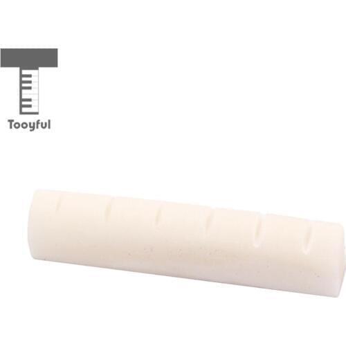 Tooyful Bone Guitar String Bridge Top Nut for Acoustic Guitar Musical Instrument Parts