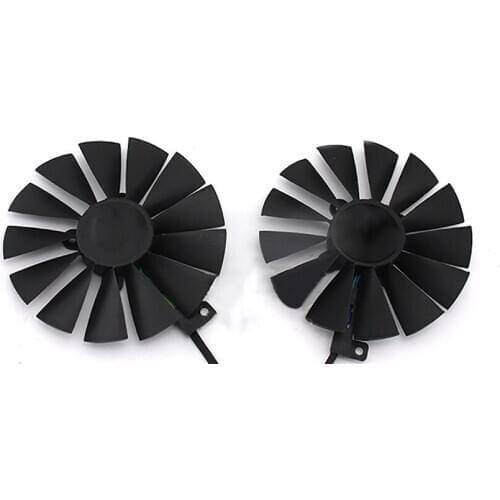 Graphics Card Fan Replacement Radiator Cooling Fans for Asus GTX 1080Ti T129215SMGraphics Card