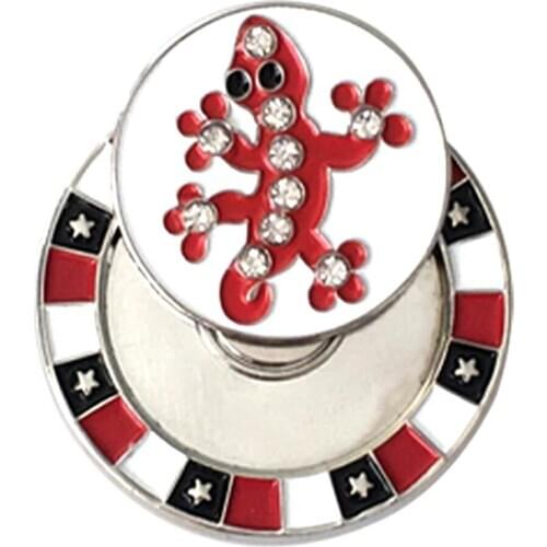 Golf Hat Clip Detachable Zinc Alloy Ball Marker Anti Rust Keepsake