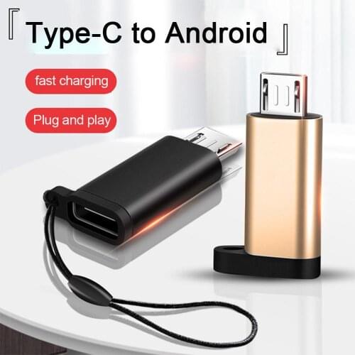 Type C Female To Micro USB Male Android Phone USB Cable Adapter Charger Charging Sycn Otg Converter for Most Deveces