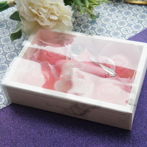 21*14*5cm 5pcs marble plastic Paper Box candy Chocolate cookie gift Boxes Christmas Birthday wedding Party Gifts Packaging